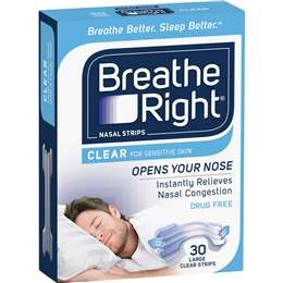 Breathe Right Nasal Strips  30 Pack