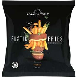  Potato Utopia Rustic Skin On Fries 600g