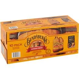 Bundaberg Ginger Beer  375ml X10 Pack