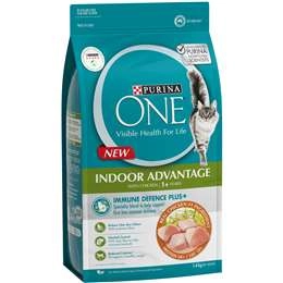 Purina One Indoor Advantage With Chicken 1+ Years Dry Cat Food 1.4kg