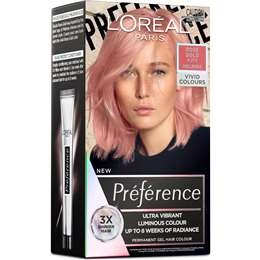 L'oreal Paris Preference Permanent Hair Colour Rose Gold Each