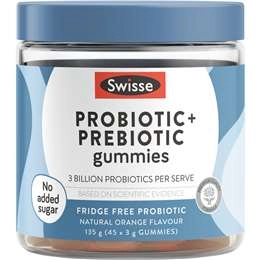 Swisse Probiotic + Prebiotic Gummies For Gut Health 45 Pack