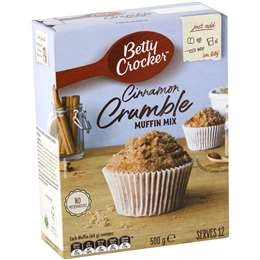 Betty Crocker Cinnamon Crumble Muffin Mix  500g