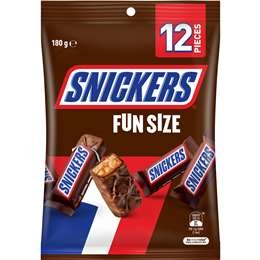 Snickers Milk Chocolate Party Share Bag 12 Pieces 180g