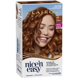 Clairol Nice 'n Easy Permanent 6r Light Auburn Hair Colour Each