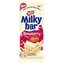 Nestle Milky Bar Raspberry Chocolate Block 170g