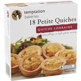 Temptation Bakeries Quiche Petite Lorraine  300g