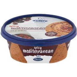 Chris' Homestyle Spicy Mediterranean Dip 200g