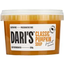 Dari's Classic Pumpkin Soup  550g