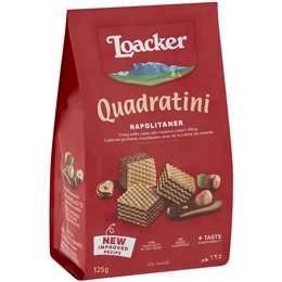 Loacker Quadratini Wafers Napolitaner 125g