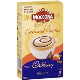 Moccona Cadbury Caramel Mocha Sachets 8 Pack