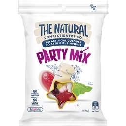 The Natural Confectionery Co. Party Mix Lollies 220g