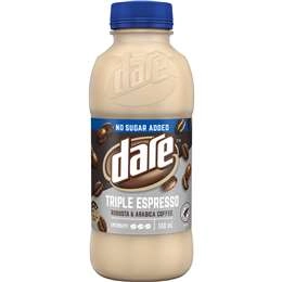 Dare No Added Sugar Triple Espresso Iced Coffee 500ml