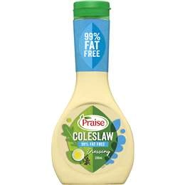 Praise Dressings Coleslaw 99% Fat Free 330ml