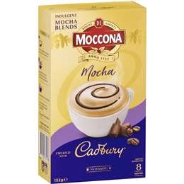 Moccona Cadbury Mocha Sachets 8 Pack