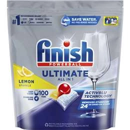 Finish Quantum Lemon Dishwashing Tablets 100 Pack