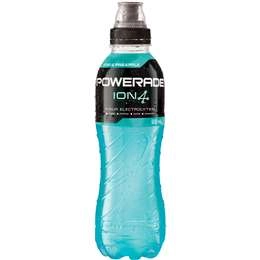 Powerade Flo Cap Ion 4 Kiwi & Pineapple Bottle 600ml