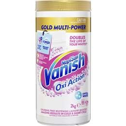 Vanish Napisan Gold Oxiaction Crystal White Stain Remover Powder 2kg