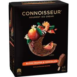 Connoisseur Blood Orange & Chocolate Ice Cream 4 Pack