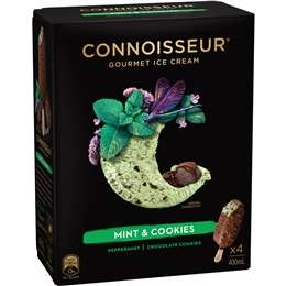 Connoisseur Mint & Cookies Ice Cream 4 Pack