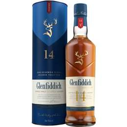 Glenfiddich 14 Yo Bourbon Barrel Reserve Bottle 700ml