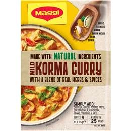 Maggi Dry Recipe Bases Indian Style Mild Korma Curry 35g