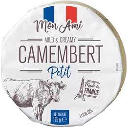 Mon Ami Mild & Creamy Camembert Petit 125g