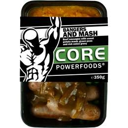  Core Powerfoods Bangers & Mash 350g