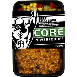  Core Powerfoods Beef Taco Bowl  350g