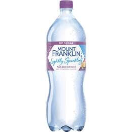 Mount Franklin Lightly Sparkling Water Passionfruit 1.25l