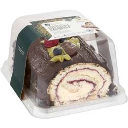 Woolworths Gold Chocolate, Coconut & Raspberry Yule Log 870g