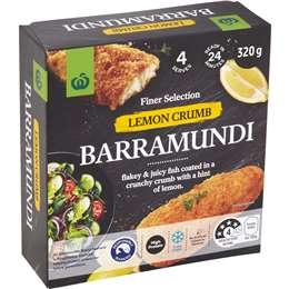 Woolworths Lemon Crumb Barramundi 320g