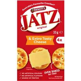 Arnott's Jatz Cracker Biscuits & Extra Tasty Cheese 33g