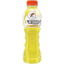 Gatorade Sports Drinks Sugar Free Lemon Lime Electrolyte Bottle 600ml