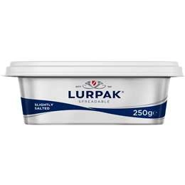 Lurpak Butter Spreadable Slightly Salted 250g