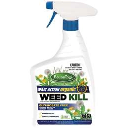 Brunnings Fast Action Organic Weed Kill Spray 1l