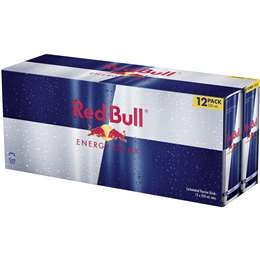 Red Bull Energy Drink Cans  12 X250ml