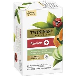 Twinings Live Well Revive Tea Bags  20 Pack