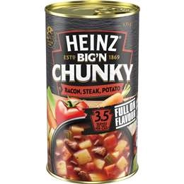 Heinz Big N Chunky Bacon, Steak, Potato Soup 535g