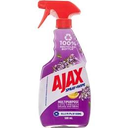 Ajax Spray & Wipe Multipurpose Lavendar Citrus Trigger 500ml