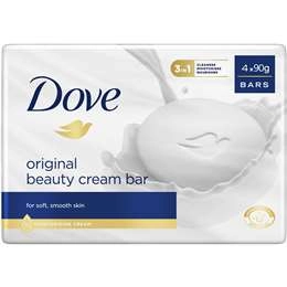 Dove Beauty Cream Bar Original 4 X 90 G