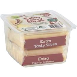 Woolworths Extra Tasty Cheese Slices  500g