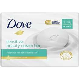 Dove Beauty Cream Bar Sensitive  2 X 90 G