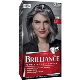 Schwarzkopf Brilliance 95 Smoky Grey Permanent Colour Each