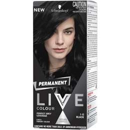 Schwarzkopf Live Colour 1.0 Black Permanent Each