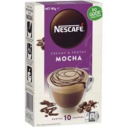 Nescafe Mocha Coffee Sachets 10 Pack