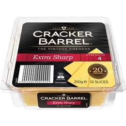 Cracker Barrel Slice Extra Sharp 250g