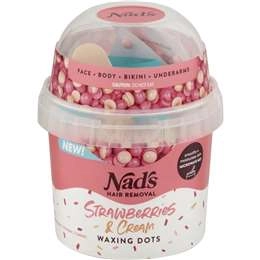 Nads Strawberries & Cream Waxing Dots 200g