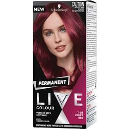 Schwarzkopf Live Colour 7.98 Violet Red Permanent Each