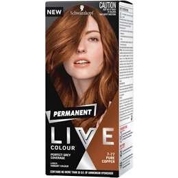 Schwarzkopf Live Colour Permanent Hair Colour 7.77 Pure Copper Each